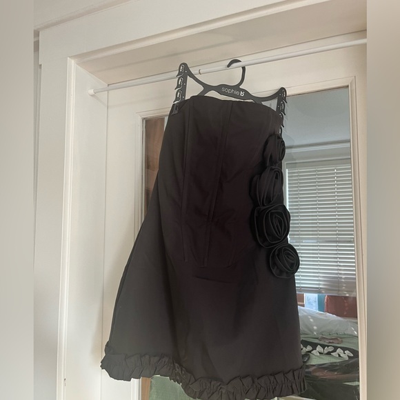 PrettyLittleThing Black Corset mini dress - 8 - Picture 4 of 7